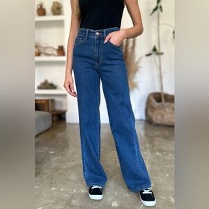 Judy Blue High Rise Straight Blue Jeans